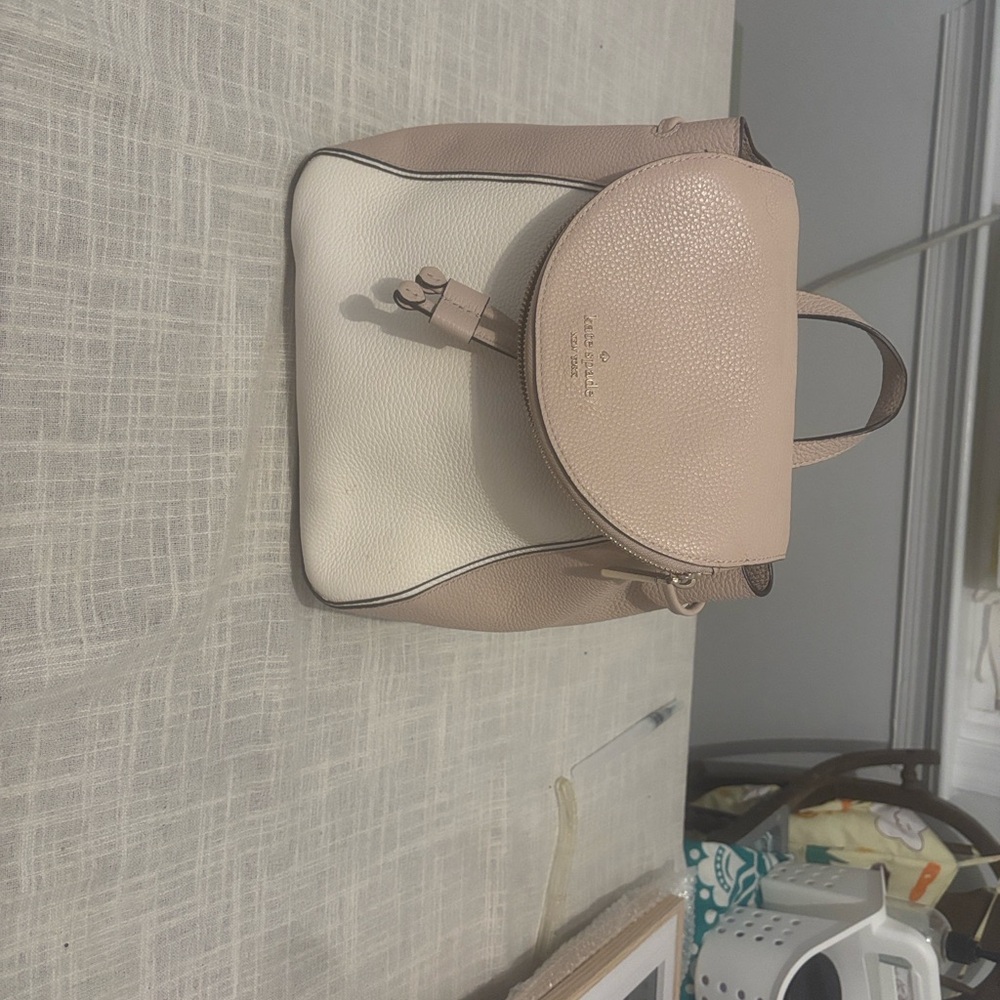 Kate Spade Beige and Cream Women's Backpack purse